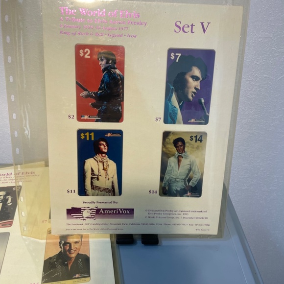 ELVIS Tribute Set of 5 Official Cards - Picture 6 of 10